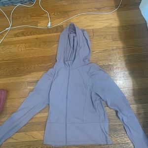 lilac lululemon zip up